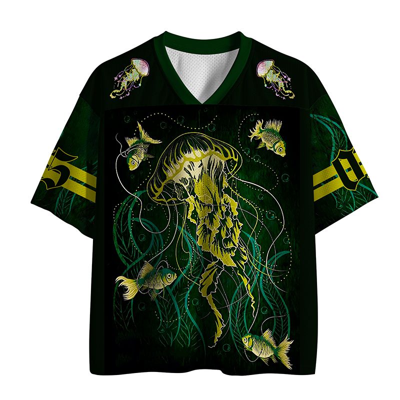 Breathable mesh jersey for daily wear