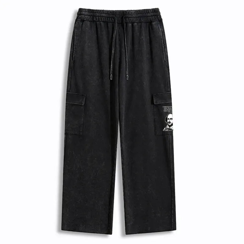 Kyoto-Lion Your Intelligence Is Inferior To Mine Washed Utility Sweatpants