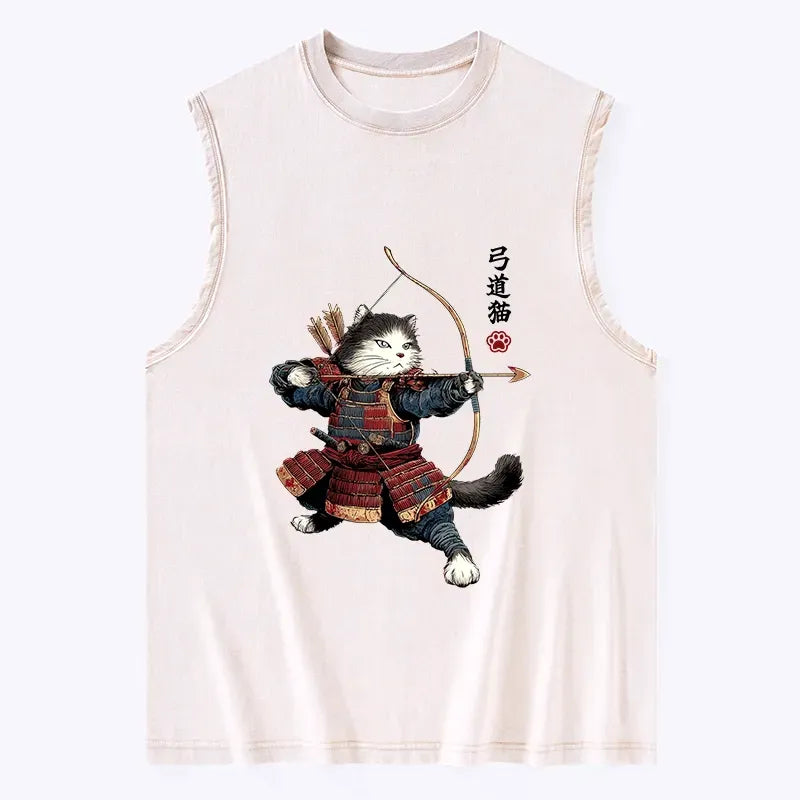 Japanese Vintage Cat Tank Gift Idea