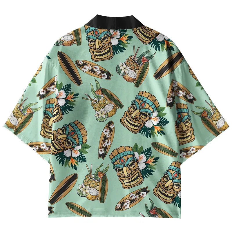 Kyoto Lion Tribal Adventure Cardigan