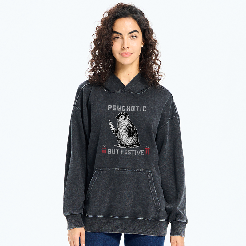 Overstimulated Festive Hoodie for Streetwear