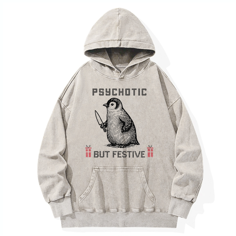 Overstimulated Festive Hoodie for Streetwear