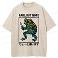 Kyoto-Lion Rebellious Frog Washed T-Shirt