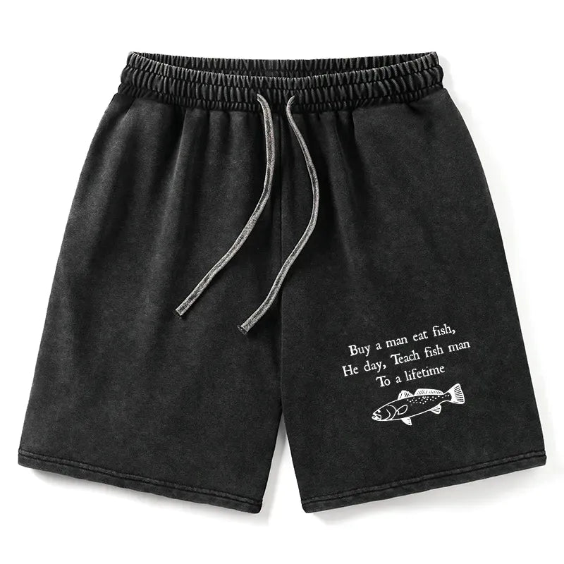 Funny Ukiyo-e Shorts for Summer Vacation