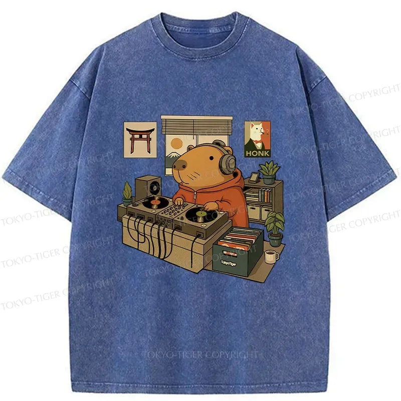 Capybara Streetwear T-Shirt with Free Shipping