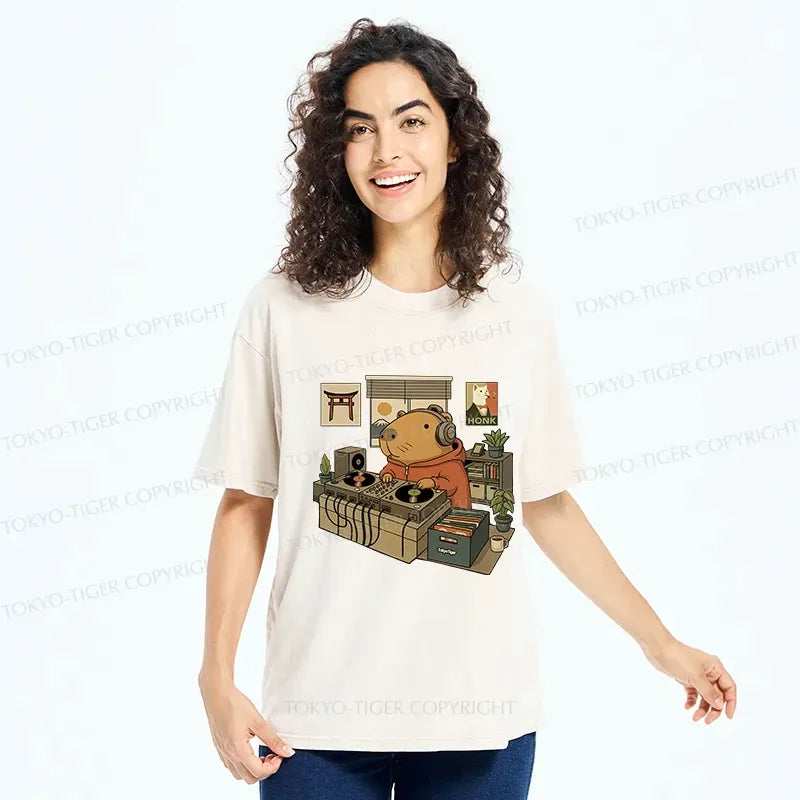 Capybara Streetwear T-Shirt with Free Shipping