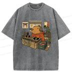 Capybara Streetwear T-Shirt with Free Shipping