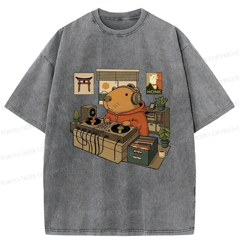 Capybara Streetwear T-Shirt with Free Shipping