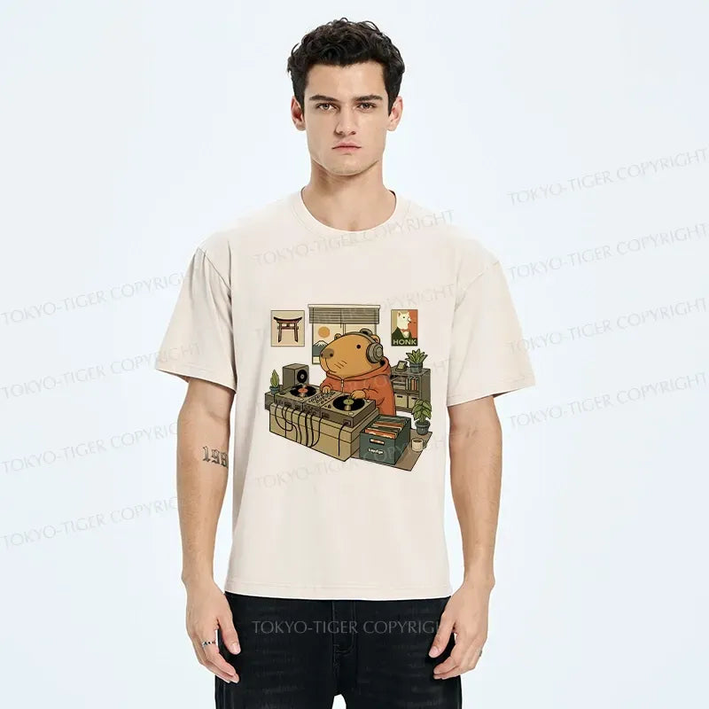 Capybara Streetwear T-Shirt with Free Shipping