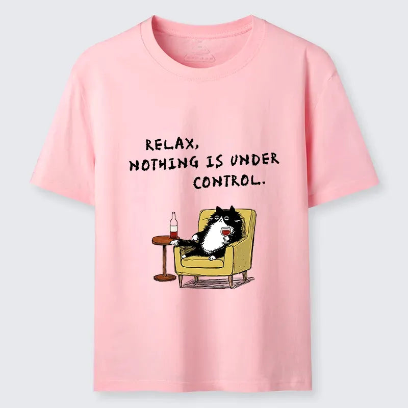Nothing Is Under Control Cat T-Shirt