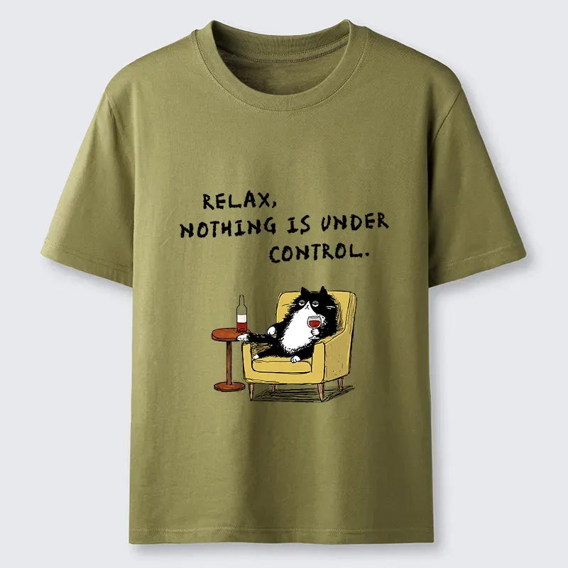 Nothing Is Under Control Cat T-Shirt
