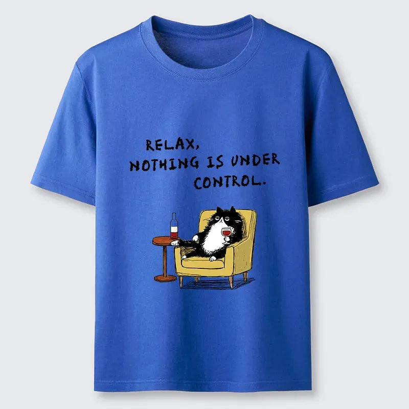Funny Cat T-Shirt for Daily Wear