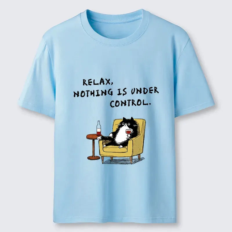 Kyoto-Lion Unavailable Cat: Nothing Is Under Control Classic T-Shirt