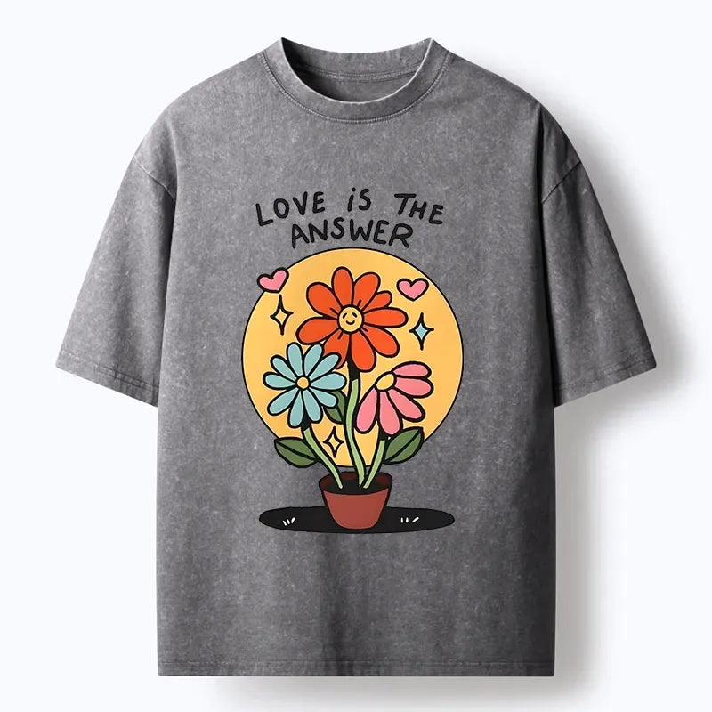 Japanese washed t-shirt for spring