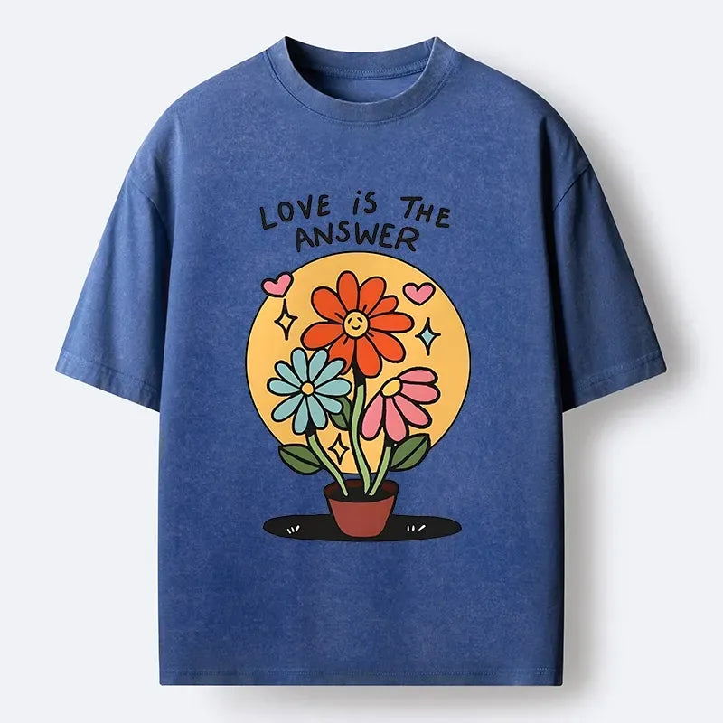 Japanese washed t-shirt for spring
