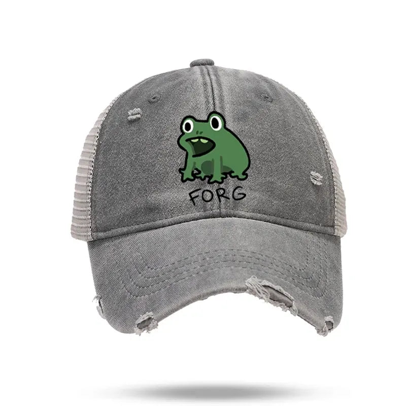 Kyoto-Lion Funny Forg Japan Trucker Cap