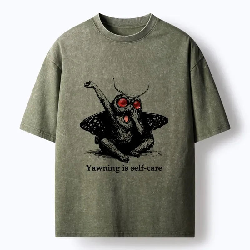 Kyoto Lion Yawning T-Shirt for Daily Wear