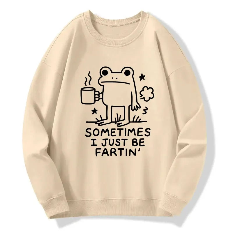 japanese vintage frog sweatshirt for men