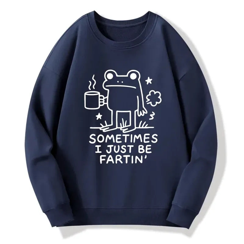 funny frog sweatshirt gift idea for women