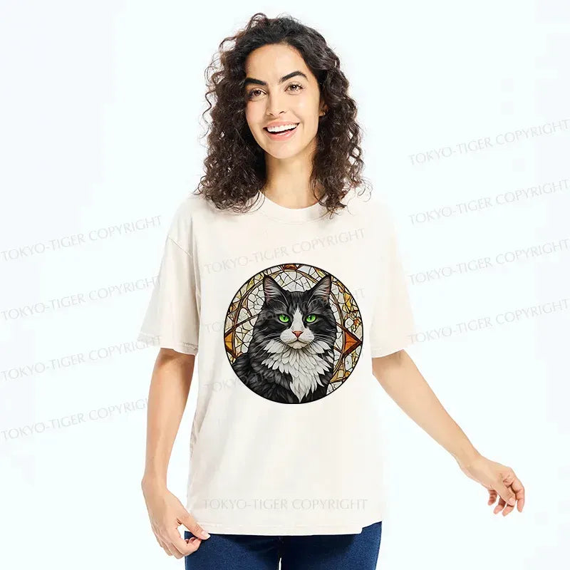 Vintage Ukiyo-e Cat T-Shirt On Sale