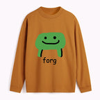 Kyoto-Lion Smiling Frog Classic Long Sleeve T-Shirt