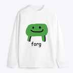Kyoto-Lion Smiling Frog Classic Long Sleeve T-Shirt