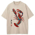 kyoto lion king of the sea washed t-shirt