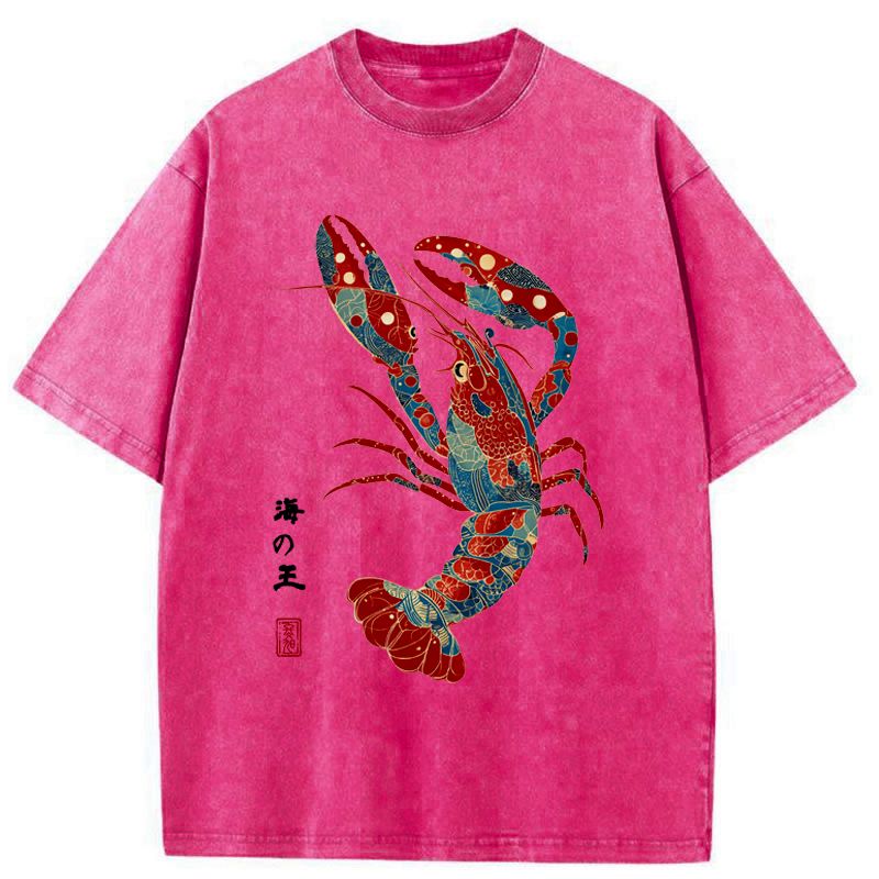 Kyoto-Lion King Of The Sea Washed T-Shirt
