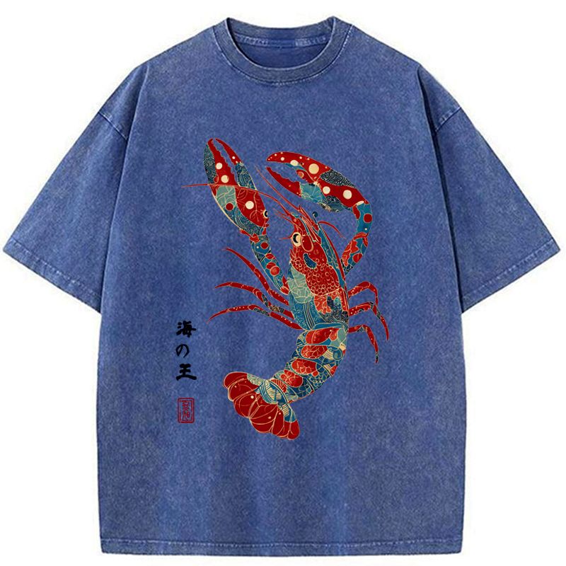 Kyoto-Lion King Of The Sea Washed T-Shirt