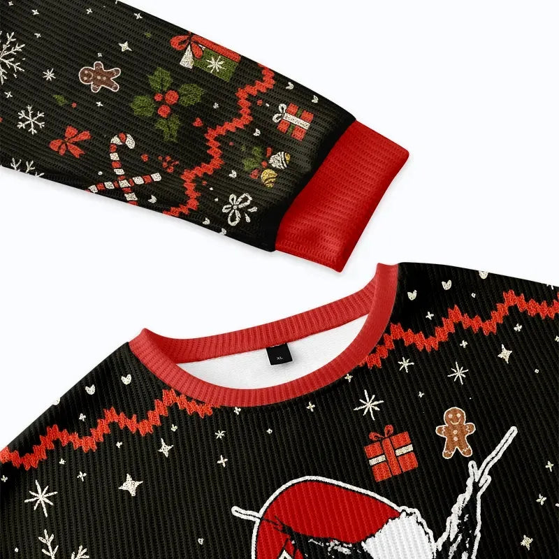 kyoto lion holiday cat sweatshirt