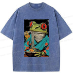 kyoto lion washed tee for daily wear