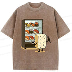 Kyoto-Lion Rice Ball Is Choosing Sushi Washed T-Shirt