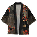 Kyoto Lion Pattern Casual Cardigan