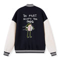 Japanese Vintage Frog Embroidery Varsity Jacket