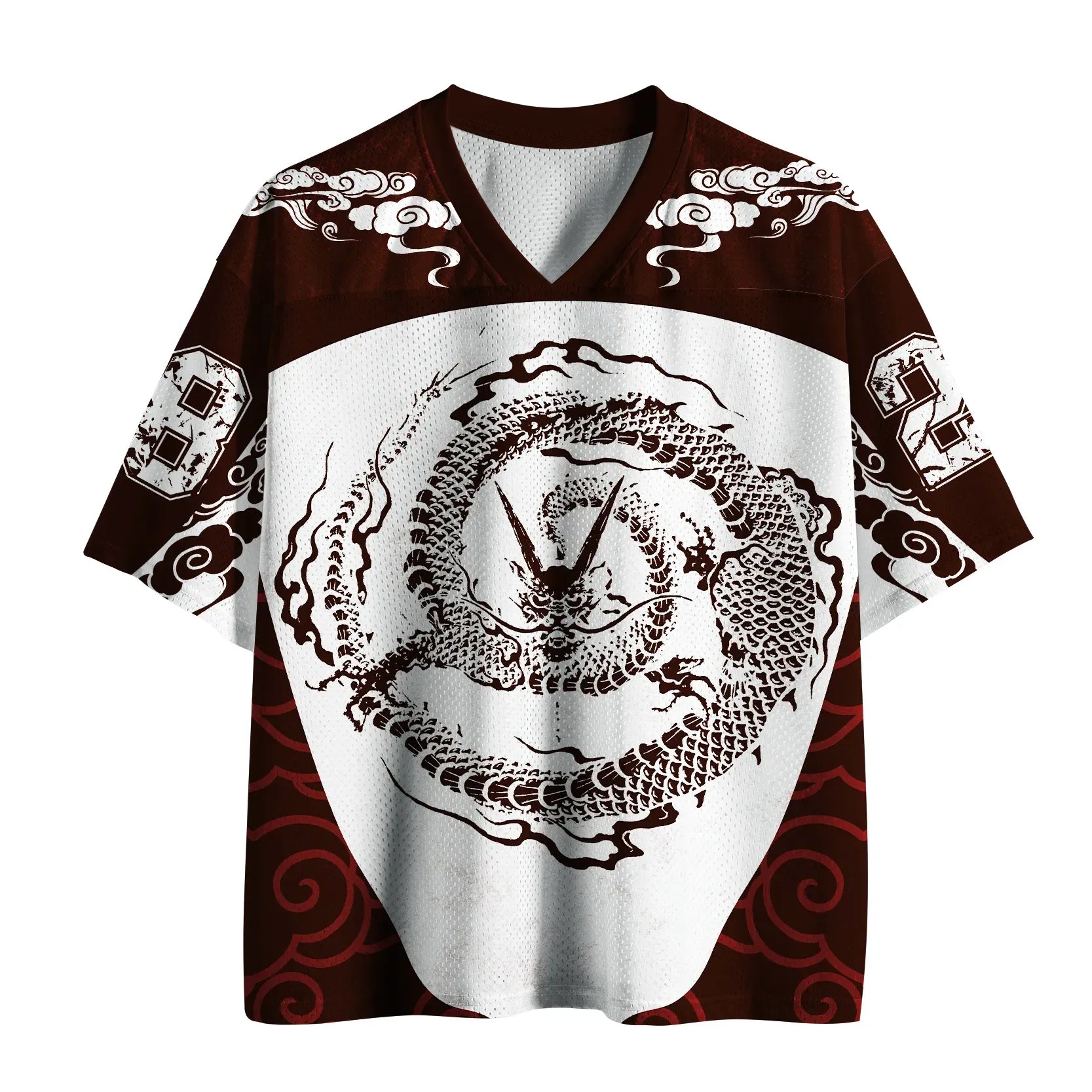 Japanese Dragon Mesh Jersey for Sports