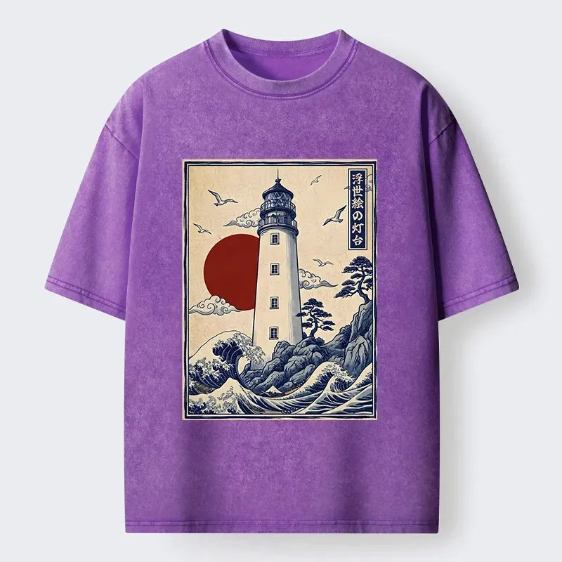 classic ukiyo-e style tee free shipping