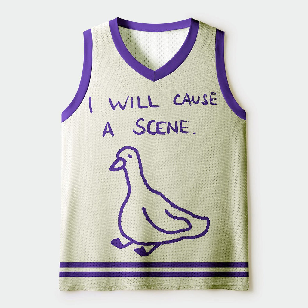 Kyoto-Lion Stupid Goose Funny Japan Retro Mesh Tank Top