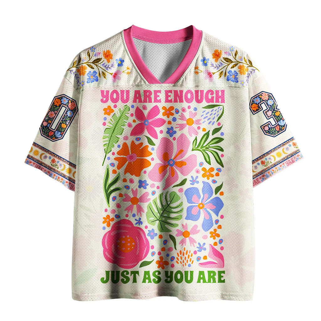 Floral Mesh Jersey for Everyday Wear
