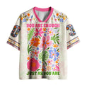 Floral Mesh Jersey for Everyday Wear
