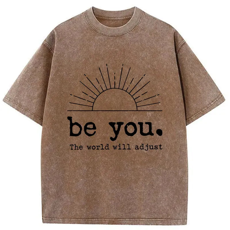 Kyoto Lion Washed T-Shirt for Streetwear