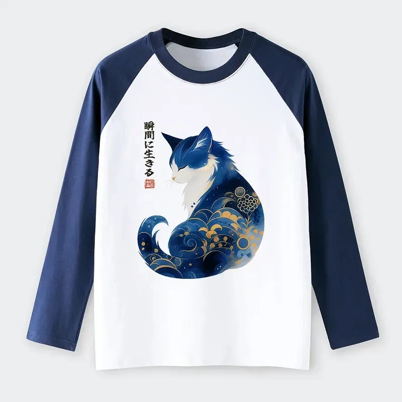 Unisex Cotton Cat T-shirt for Daily Wear