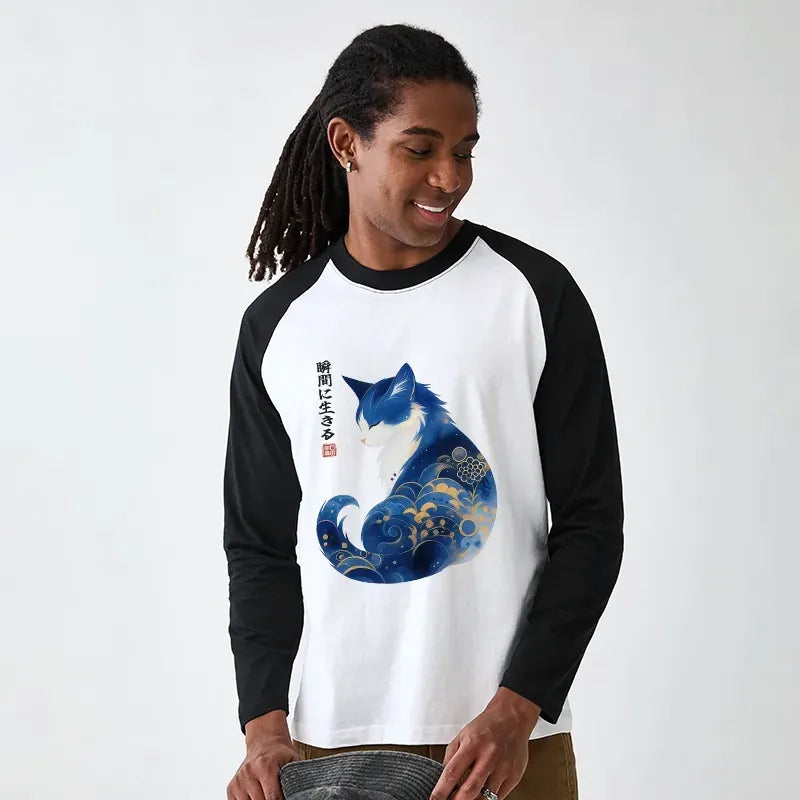 Unisex Cotton Cat T-shirt for Daily Wear