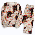 Kyoto-Lion Lucky Cat Family Pajama Sets