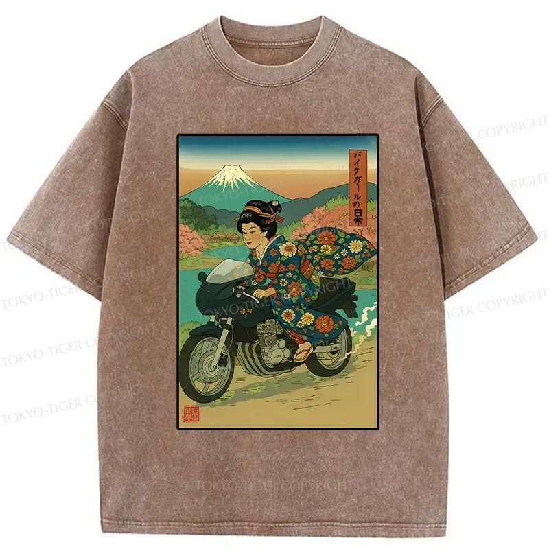 Retro Japanese Art Tee with Free Shipping