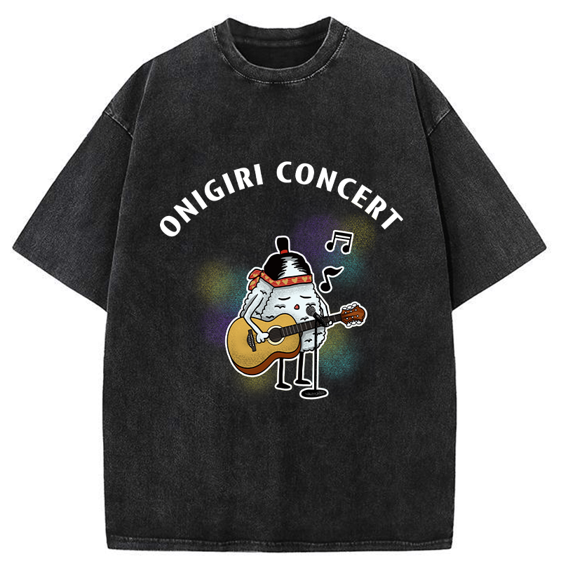 japanese rice ball concert t shirt gift idea
