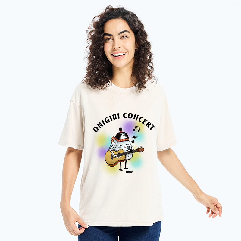 japanese rice ball concert t shirt gift idea