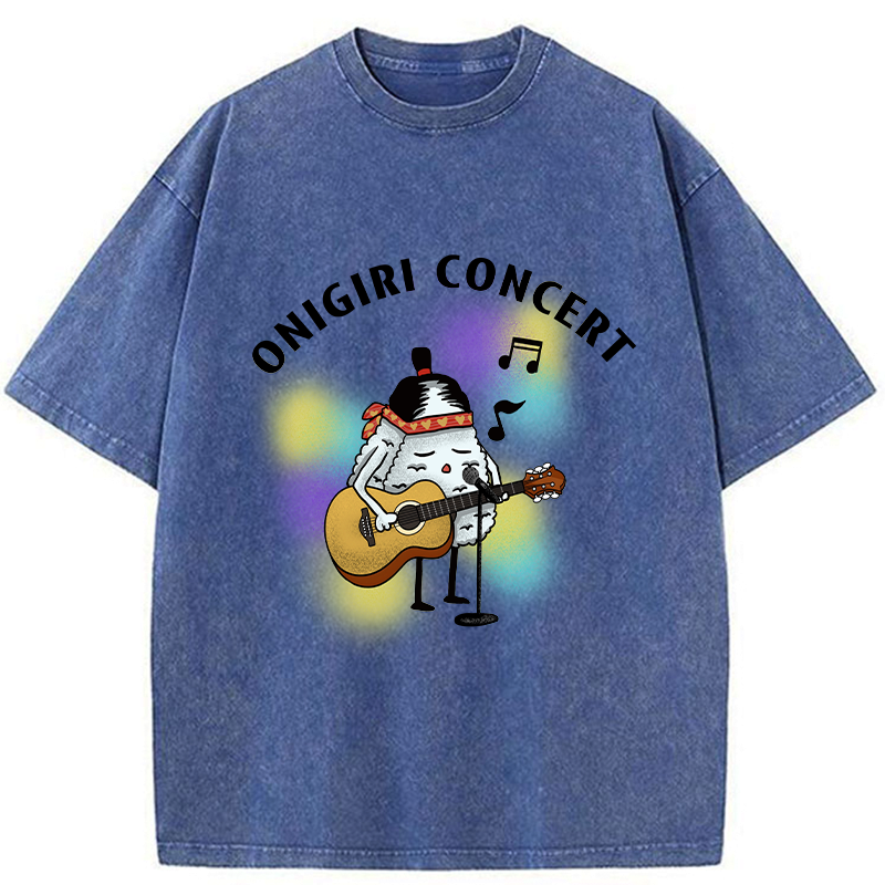 japanese rice ball concert t shirt gift idea