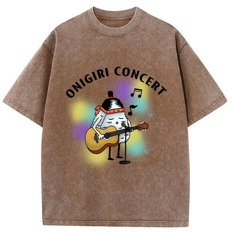 japanese rice ball concert t shirt gift idea