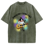 japanese rice ball concert t shirt gift idea