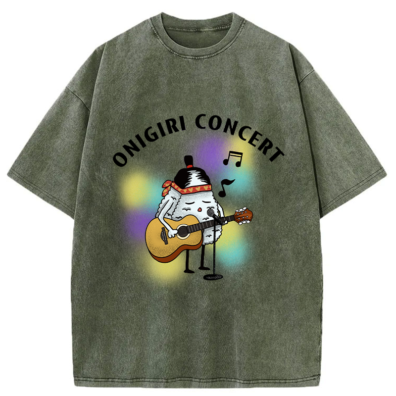japanese rice ball concert t shirt gift idea
